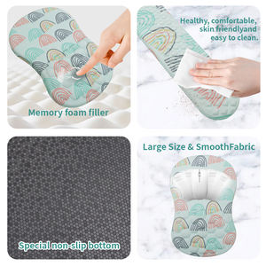 แผ่นรองเมาส์ PORON คลาวด์แบบกำหนดเองใหม่แผ่นรองคีย์บอร์ดด้านล่างกันลื่นรองรับสายรัดข้อมือแผ่นรองเมาส์เล่นเกมสำหรับสำนักงาน - Product Image 4