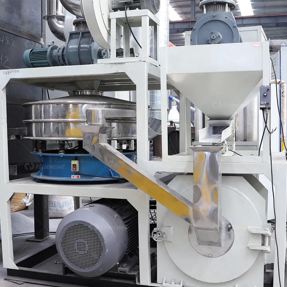 Mesin pemisah plastik aluminium pemulihan tinggi mesin daur ulang Blister medis limbah untuk dijual
