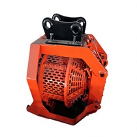 Godet de criblage rotatif hydraulique SLN à fixation rapide pour excavatrice de 5-6 tonnes pour travaux de démolition
