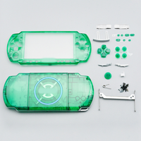 Coque transparente pour console PSP 3000, ensemble complet de boutons de remplacement, pièces de réparation, accessoires, kit de bricolage