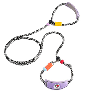 ใหม่เชือกจูงสุนัขมีโซ่ P-CHAIN, ขนาดกลางขนาดใหญ่กันระเบิดเชือกจูงสุนัขสำหรับเดินที่มีความปลอดภัยในการเดินเชือกจูงกันสะท้อนแสง - Product Image 3