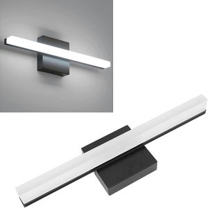 Matt Black 24 pouces Vanity Fixtures 16W Barre lumineuse LED moderne pour <span class=keywords><strong>salle</strong></span> <span class=keywords><strong>de</strong></span> <span class=keywords><strong>bain</strong></span> au-dessus du <span class=keywords><strong>miroir</strong></span> Toilettes <span class=keywords><strong>avec</strong></span> lumières <span class=keywords><strong>de</strong></span> lavabo <span class=keywords><strong>de</strong></span> <span class=keywords><strong>salle</strong></span> <span class=keywords><strong>de</strong></span> <span class=keywords><strong>bain</strong></span> en acrylique - Product Image 1