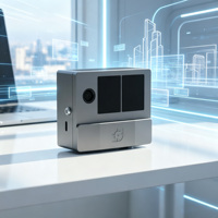 Sensor LiDAR 3D ToF X-D1000 Jangkauan 7m untuk Sistem Visi Mesin Otomasi Industri DToF RGB Gigabit Ethernet Aman untuk Mata