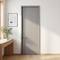 Porte intérieure en bois écologique en polymère, isolation acoustique, design minimaliste élégant pour maisons modernes, hôtels, salles de bain