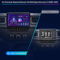 Junsun Radio mobil Android stok EU untuk Renault Master Nissan NV400 Opel Movano 2010-2021 unit kepala pemutar DVD mobil Radio
