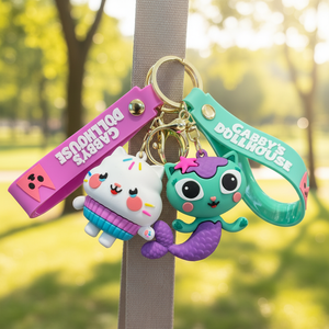 Llavero <span class=keywords><strong>de</strong></span> PVC Personalizado <span class=keywords><strong>de</strong></span> <span class=keywords><strong>la</strong></span> Casa <span class=keywords><strong>de</strong></span> Muñecas <span class=keywords><strong>de</strong></span> <span class=keywords><strong>Gaby</strong></span>, Lindo Llavero <span class=keywords><strong>de</strong></span> Animal <span class=keywords><strong>de</strong></span> PVC, Figura Grande en 3D, Regalo, Colgante para Llaves, Llavero para Coche, Proveedor <span class=keywords><strong>de</strong></span> Llaveros - Product Image 2