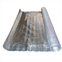 Matériau d'isolation en tissu enduit de maille en aluminium Kingway pour les murs intérieurs