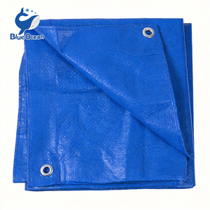 Lona impermeable, anti UV, de HDPE/PE, de alta calidad, ecológica y duradera, marca Blue Ocean, para cubrir camiones y uso logístico. - Product Image 5