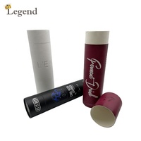Emballage de bouteille de vin en carton de luxe, tube en papier, boîte cadeau cylindrique ronde, impression de logo personnalisée, taille et design sur mesure