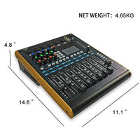 Console de mixage audio numérique professionnelle 12 canaux OEM MX12, fabrication directe d'usine