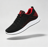 Chaussures de sport imperméables pour hommes, respirantes, en mesh, à lacets, légères, confortables, décontractées, pour la course à pied