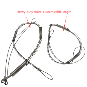 Piège à animaux sauvages robuste à pédale avec verrouillage unidirectionnel et tension instantanée - Product Image 5