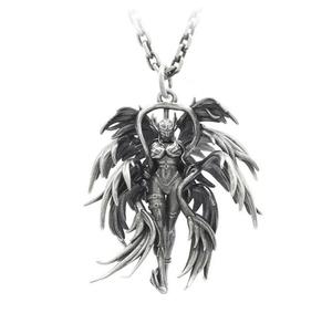 Collana pendente retrò europeo americano Cross-Border sei ali <span class=keywords><strong>angelo</strong></span> vendita diretta dal produttore di gioielli a catena di serpenti in lega - Product Image 4