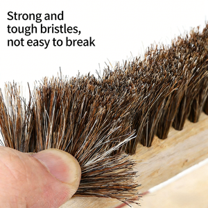 <span class=keywords><strong>Brosse</strong></span> à lisser le <span class=keywords><strong>papier</strong></span> <span class=keywords><strong>peint</strong></span> avec manche en bois et fonction de nettoyage, <span class=keywords><strong>brosse</strong></span> à pâte avec poils de cheval naturels doux - Product Image 3