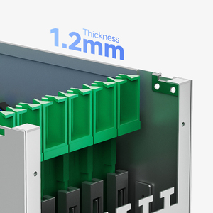 19 \ "6u Volledig Geladen 72 Poort Fiber <span class=keywords><strong>Patch</strong></span> <span class=keywords><strong>Panel</strong></span> Lc Upc Quad Glijdend Type Rack Gemonteerd Voor Netwerken-Odf Met Lc/Sc/Fc/St - Product Image 2