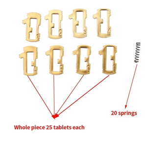 SIP22 plaque de verrouillage de <span class=keywords><strong>voiture</strong></span> Reed laiton matériel serrure à <span class=keywords><strong>clé</strong></span> automatique Wafer réparation Kits de ressaisie pour porte <span class=keywords><strong>Fiat</strong></span> (200 pièces) - Product Image 4