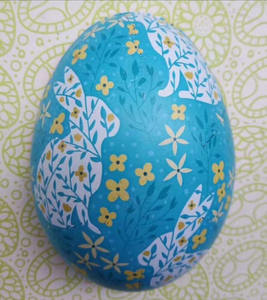 Logotipo de impresión personalizado Gigante <span class=keywords><strong>Jumbo</strong></span> Huevo de papel de Pascua Huevo de Pascua grande 50cm - Product Image 6