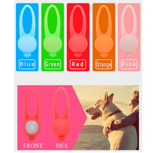 犬用 夜間ペットセーフティライト - クイックリリース パーソナライズ プラスチックデザイン 防水＆エコフレンドリー - Product Image 5
