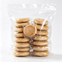 Pâtisserie chinoise faite à la main prête à consommer, salée et sucrée, au sésame, Shao Bing, pain plat pour le petit-déjeuner, HACCP, OEM, ODM
