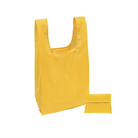 Sacs de courses en plastique givré avec logo, type gilet, pour la vente en gros