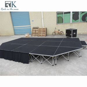 Scène pliable pour spectacles en intérieur, plateforme de scène pour hôtel, tapis de scène pour événements, mariages, banquets, écoles - Product Image 5
