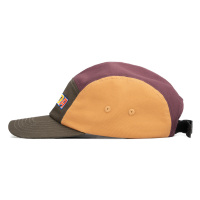 Casquette de camping TCAP Chine à 5 panneaux avec logo personnalisé, broderie 3D en relief, broderie plate et patch en caoutchouc