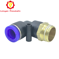 Connecteur rapide en plastique pour tuyau d'air, raccord rapide noir, fabricant de raccords pneumatiques, connecteur de tube carré