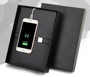 พาวเวอร์แบงค์วิดีโอ 12000mAh ปกหนังแบบแข็ง สมุดโน้ตแบบถอดได้ขนาด A5 พร้อมหน้าจอ <span class=keywords><strong>7</strong></span> นิ้ว สำหรับบันทึกและตรวจสอบรูปภาพ - Product Image 2