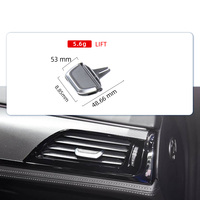 Nouvelles aérations de climatisation de voiture en ABS+PC à installation rapide pour Série 5 G30/G31/G38 M5 F90 6 G32 Pièce auto