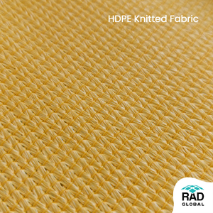 Sunflower Yellow HDPE Knitted Fabric Outdoor Curtains 325 GSM with UV Resistant Heavy Duty Weave for Bright and Cheerful Patio - Product Image 4