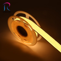 5 rangées couleur unique 1600LEDS 30mm COB LED STRIP IP20 LED Flex COB STRIP DC24V 40W 3000K COB LIGHT STRIP pour lumières commerciales