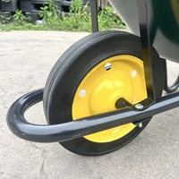 Carretilla de Metal WB3800 de Alta Resistencia con Capacidad de Carga de 120 kg para Uso en Construcción, Personalizable OEM