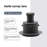 Objectif de relevé aérien 56mm F5.6 55MP Plein Format Monture SONY EX-E Focale Fixe Distorsion <0,5% 43g pour Cartographie par Drone