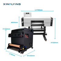 Impresora DTF Automática de Doble Cabezal de Alto Rendimiento y Bajo Costo, 60 cm, XP600 I3200, 24 Pulgadas, Máquina Agitadora de Polvo, 1 Año de Garantía