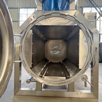 Machine de stérilisation à immersion dans l'eau chaude à vapeur pour la stérilisation du lait emballé dans des bouteilles en HDPE