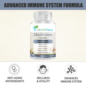 Cápsulas de Hongo Reishi Directas de Fábrica con Extracto de Hongo Reishi, Energía Natural, Mejora del Estado de Ánimo, Refuerzo del Sistema Inmunitario, Promueve la Concentración - Product Image 4