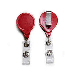 Porte-badge rétractable multi-couleurs avec sangle en PVC/clip coulissant, longueur du cordon de 60 cm, 50 pièces/PAQUET, modèle SF Brand RP-03NT - Product Image 5