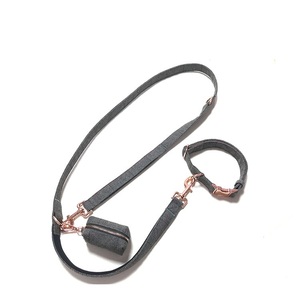 <span class=keywords><strong>3</strong></span> ajustable de la correa de perro con oro rosa de lujo Collar de hebilla de Metal - Product Image 1