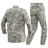 Ensemble d'uniformes tactiques ACU Camouflage BDU Veste et pantalon durables conçus pour les applications de combat et de chasse en plein air