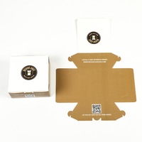 Boîte porte-gobelets en kraft personnalisée pour bubble tea, café, smoothies, café à emporter, livraison, restaurant, fête