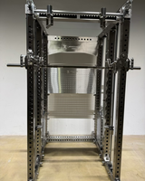 Rack de musculation multifonctionnel en acier inoxydable, cage de squat, machine Smith, entraînement de force pour les bras, les jambes, la poitrine, musculation