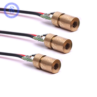 Diodo Láser de luz de punto rojo de 5V 1mW cabezal láser 650nm Clase 1