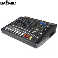 Console de mixage audio professionnelle PMX 8 canaux, équipement de sonorisation, mixeur audio, DJ et DSP audio pour concert