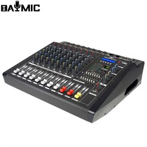 Mezclador de Potencia PMX de 8 Canales, Equipo de Sistema de Sonido Profesional, Consola de Mezcla de Audio, Mezclador de Audio para DJ y DSP para Conciertos - Product Image 3
