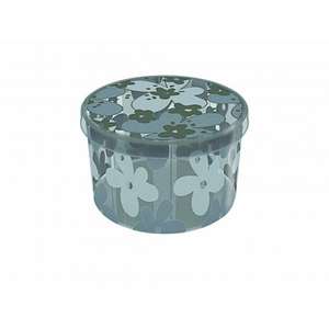 TERRY - 1002375 Caja multiusos con tapa 7 L.-Estampado floral gris-CAJAS MULTIUSOS EAN 8005646923753 - Product Image 1