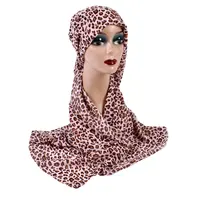 Low MOQ Scarf Panel Design Big Size Shawl Unique Leopard Print Autumn and Winter Women Newest Printed Cotton Daily Life