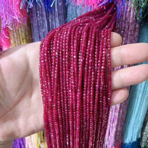 Hạt đá Garnet tự nhiên 2mm, mặt cắt vuông, dạng rời, dùng làm đồ trang sức tự chế, kích thước nhỏ, dùng làm phụ kiện - Product Image 5