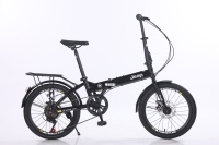 Vélo pliant Jeep avec frein à disque Changement de vitesse 20 pouces Portable Ultra-léger Adulte Homme et Femme Étudiant-Seri