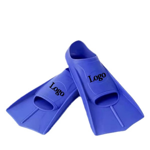 Professionale a forma di rana in Silicone pinne da nuoto Short Freestyle attrezzature per l'allenamento subacqueo per adulti bambini fornitura diretta in fabbrica - Product Image 4