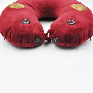 Almohada masajeadora vibratoria eléctrica suave en forma de U de alta calidad, almohada para el cuello con <span class=keywords><strong>2</strong></span> LED - Product Image 3